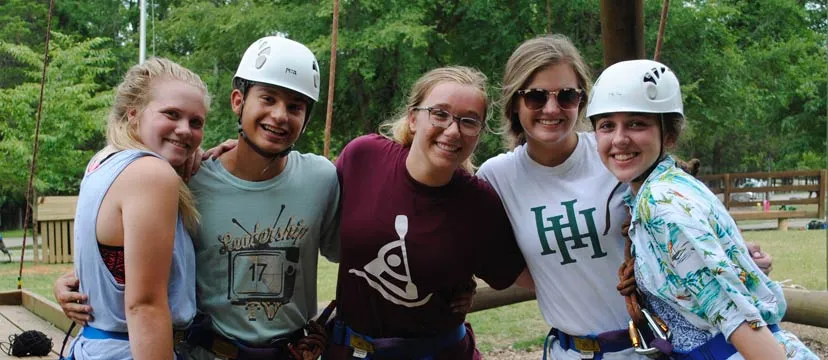 Teenagers at Camp