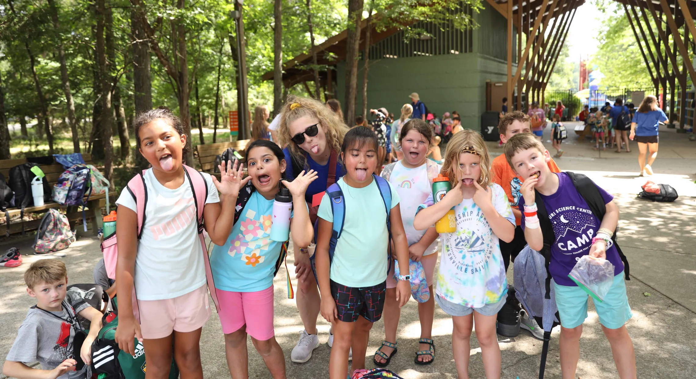 Group of kids happy
